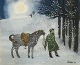 Snow by Mary Fedden Ra British, 2002, watercolour on paper heightened with white, sold Jan 2026