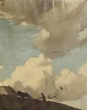 Michael Augustine Power O'Malley, Ploughing, oil on canvas