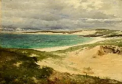 William Henry Bartlett, A Bay in Donegal, 1892, oil on canvas