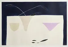 Jane O'Malley, Black Petals, etching - number 8 from an edition of 20