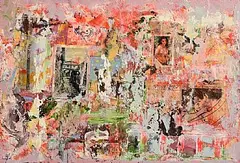 John Kingerlee, Unable to Fight Back, mixed media on card