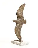 Oisín Kelly, Arctic Tern, bronze on granite base