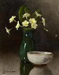 Padraig Lynch Irish, Flowers of Spring, oil on board