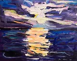 Brian MacMahon, The Burning Light, 2000, oil on canvas