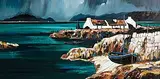 J.P. Rooney, Deep Mackerel Waters, West of Ireland, oil on canvas