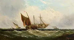 G. Taylor, The Approaching Storm, oil on canvas