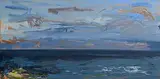 Rose Murray, Horizon Torr Head, 2025, oil on board