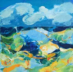Clement McAleer, Dunes, West Coast, 2001, oil on canvas