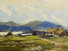 Theodore James Gracey, Lough Anure, Donegal, oil on canvas
