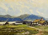 Theodore James Gracey, Lough Anure, Donegal, oil on canvas
