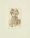 William Orpen, George Russell, etching - number 29 from an edition of 40