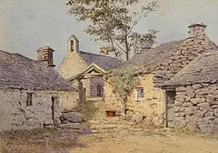 The Homestead by Albert Hartland, watercolour on paper, sold Jan 2026
