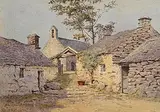 Albert Hartland, The Homestead, watercolour on paper
