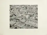 Tony Cragg British, Traffic, etching and aquatint - printer's proof