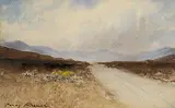 The Bog Road, Connemara by William Percy French, watercolour on paper, sold Nov 2025