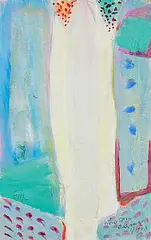 Tony O'Malley, White Space, Bahamas, 1983, mixed media on card