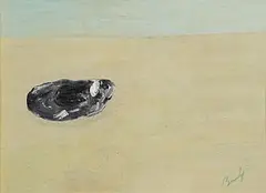 Charles Brady, Mussel, 1982, oil on canvas laid on board