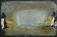 Patrick Collins, Rain on the Bog 2, oil on board