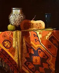 Martin Mooney, Still Life with Pumpkin, 1999, oil on board