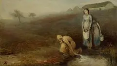 George William Russell, Early Morning, oil on canvas