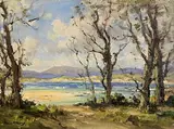 Frank McKelvey, Picnic at Ards Bay, Co. Donegal, oil on canvas