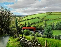 Eugene Conway, Rural Life, oil on canvas