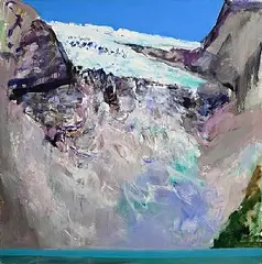 Barrie Cooke, Glacier I, 1990, oil on canvas