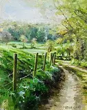 Mark O'Neill, The Beaten Track, oil on board
