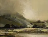 John Shinnors, Diamond Hill, Connemara (c.1970's), oil on board