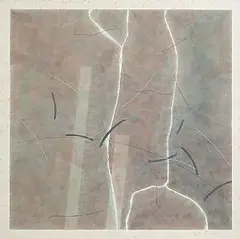 Untitled by Felim Egan, 1986, mixed media on paper, sold Nov 2025