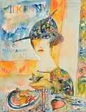 John Bellany, Kilkenny Sophistocat, 1987, watercolour on paper