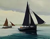 Cecil Maguire, 'Connacht' at Roundstone, 1987, oil on board