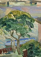 William John Leech, At Looe, Cornwall, watercolour on paper