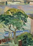William John Leech, At Looe, Cornwall, watercolour on paper