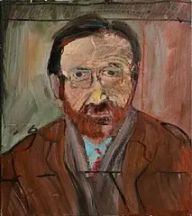 Brian Maguire, Portrait of Denis Hyland, 1983, acrylic and oil on canvas
