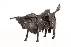 Angular Bull by John Behan, bronze, sold Nov 2025