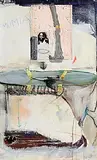 Brian Maguire, Mumia Jamail, 1997, mixed media on paper