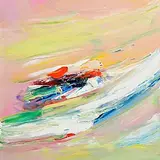 Majella O'Neill Collins, Departing, 2025, oil on canvas
