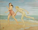 Margaret Maitland Howard, Adam and Eve, oil on canvas