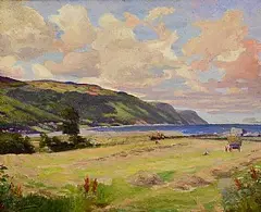 Dermod William O'Brien, Connanoble, Co. Kerry, oil on board