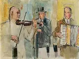 Robert Taylor Carson, The Trio, oil on canvas