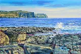 Henry Morgan, From Doolin, Looking Towards Cliffs of Moher, 2025, oil on canvas
