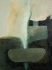 John O'Leary, Composition, 1969, oil on board