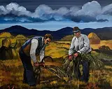 J.P. Rooney, Harvest Time, oil on board