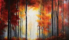 When Time Stands Still by Simone Puorger, acrylic on canvas, sold Nov 2025