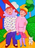 Annie Robinson, The Honeymoon, 1999, acrylic on board