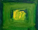 Seán McSweeney, Yellow Pool, 2001, oil on board