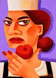 Graham Knuttel, Chef's Apple, oil on canvas