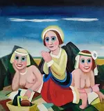 Jack Donovan, Temptation of St. Anthony, 2003, oil on board