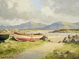 On Clew Bay, Co. Mayo by Maurice Canning Wilks, oil on canvas, offered Sep 2025